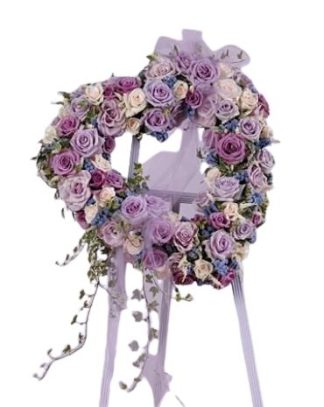 Lavender Rose Heart