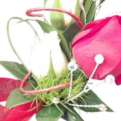 3 Rose Boutonniere - Image 4