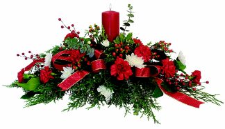 Holiday Candle Centerpiece