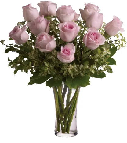 A Dozen Pink Roses - Image 3