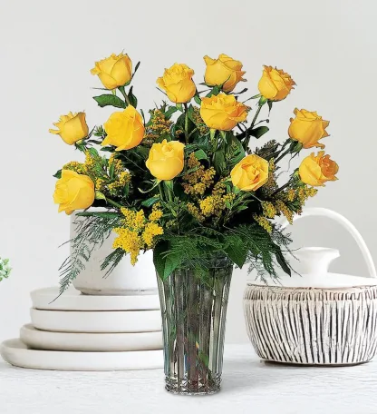 A Dozen Yellow Roses - Image 2