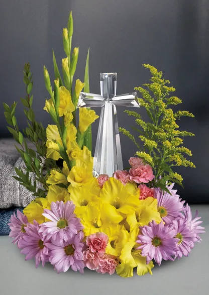 Crystal Cross Bouquet - Image 2
