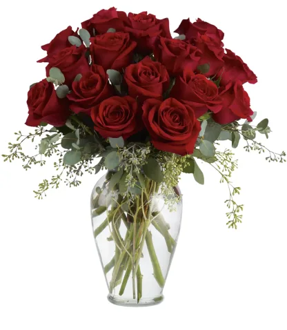 Full Heart - 16 Premium Red Roses - Image 3