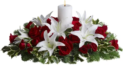Luminous Lilies Centerpiece - Image 3