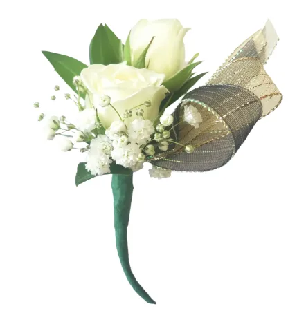 Piggyback Boutonniere With Ribbon - Image 3
