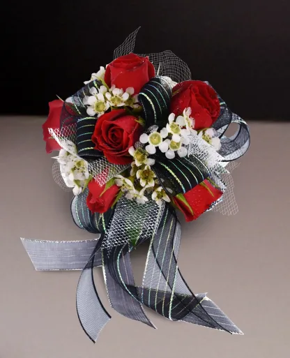 Red Rose Corsage - Image 2