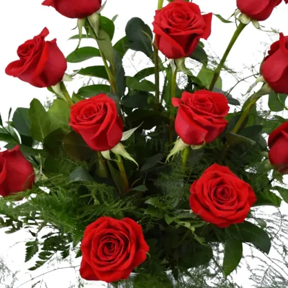 Roses in Keepsake Crystal Vase - Image 4