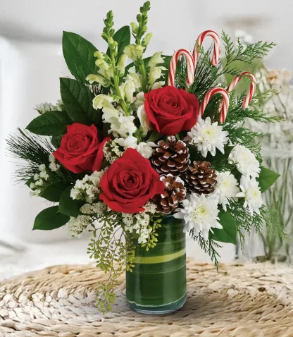 Teleflora's Festive Pines Bouquet - Image 2