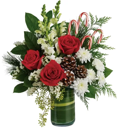 Teleflora's Festive Pines Bouquet - Image 3