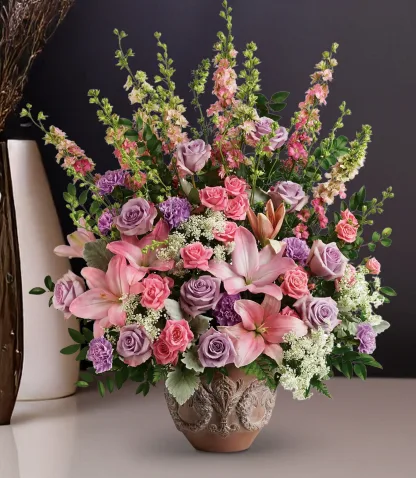 Teleflora's Soft Blush Bouquet DX - Image 2