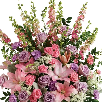 Teleflora's Soft Blush Bouquet DX - Image 4
