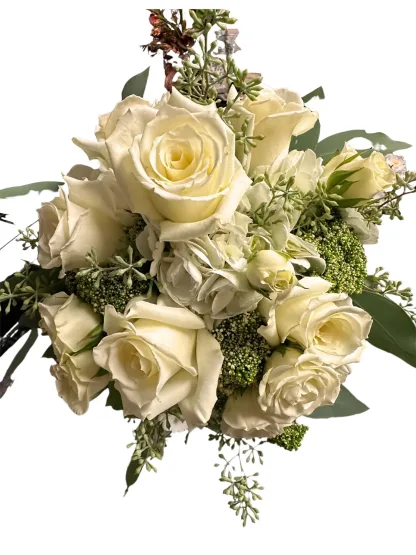 White Premium Nosegay - Image 3