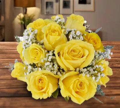 Yellow Rose Nosegay - Image 2