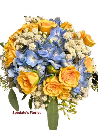 Blue and Yellow Nosegay