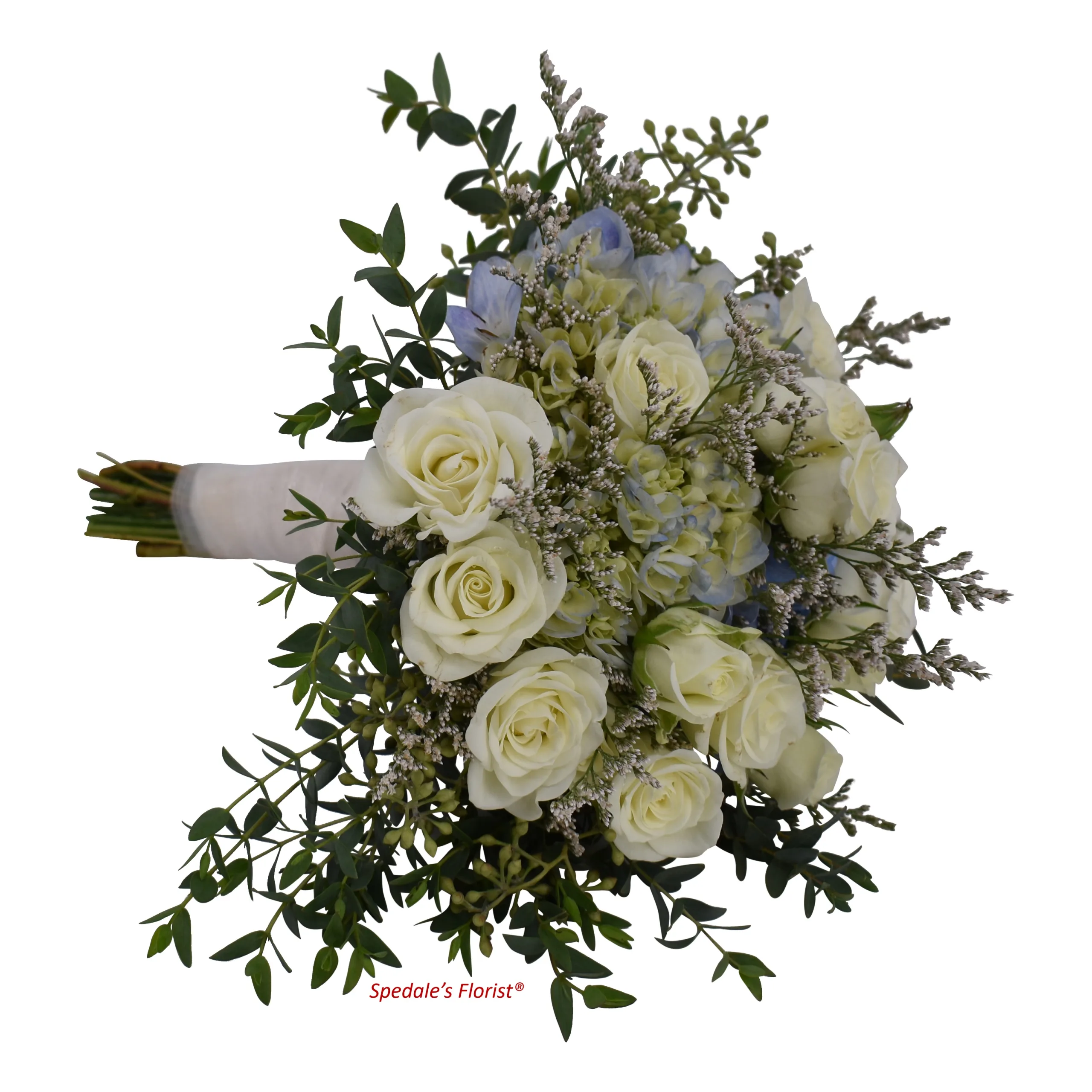 Organic Blue and White Nosegay - Image 2