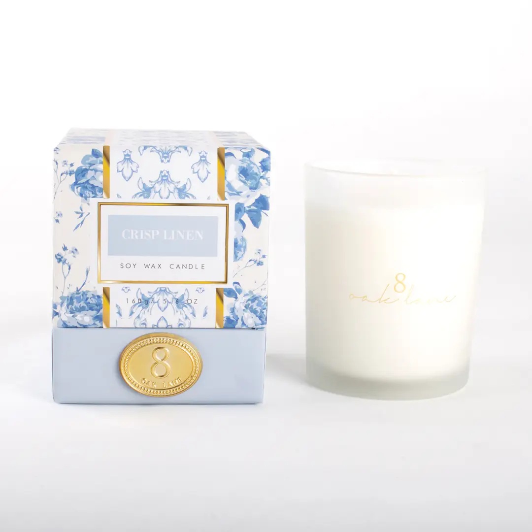 Crisp Linen Soy Candle