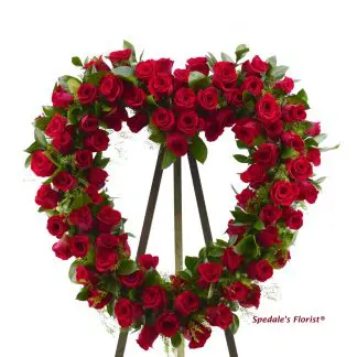 All Rose Heart Spray