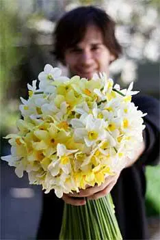 Local florist delivery team preparing orders