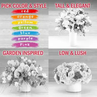 Customize by Style and Color Floral Design
