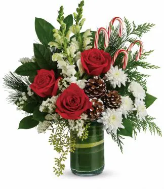 Teleflora's Festive Pines Bouquet