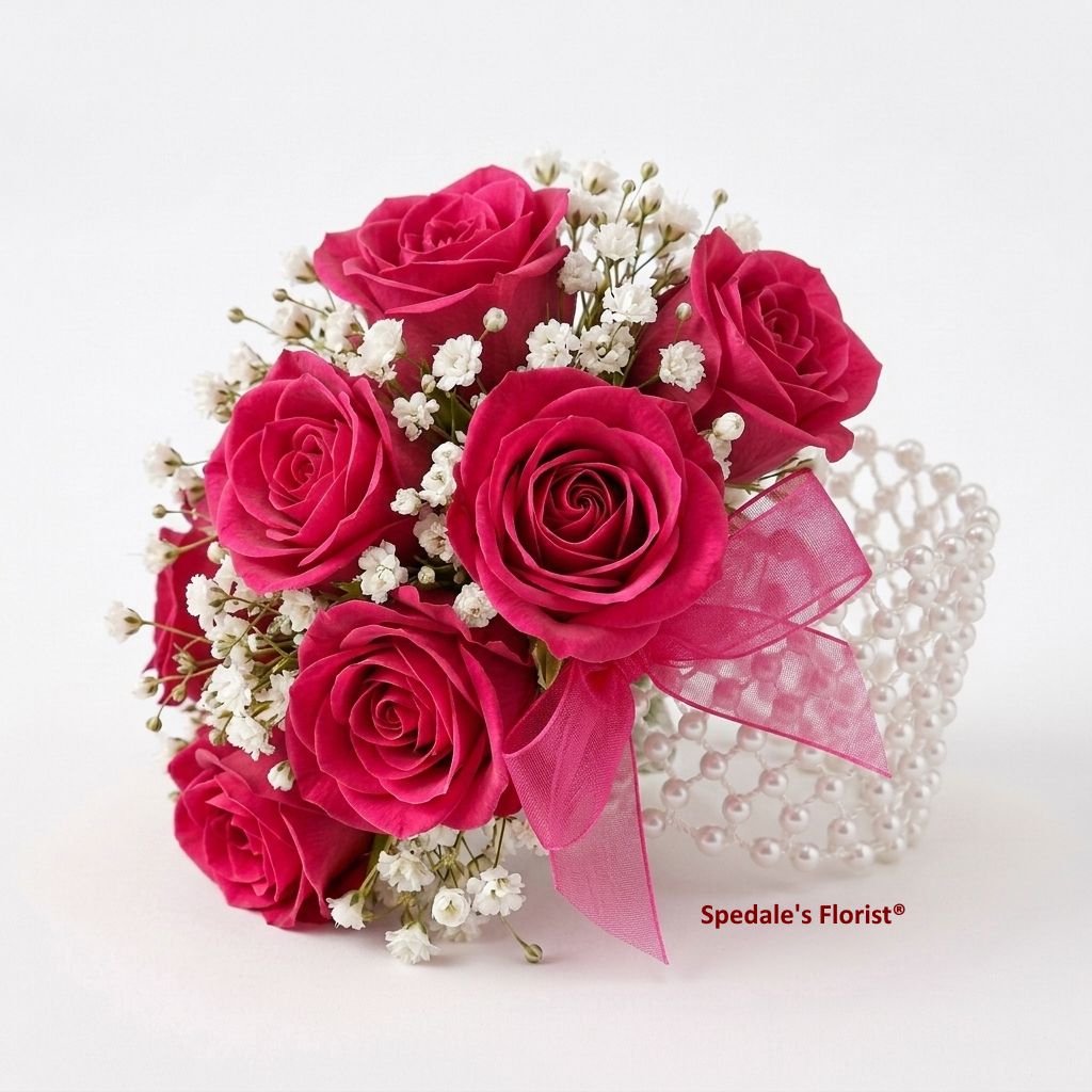 Gem wrist corsage - Image 2