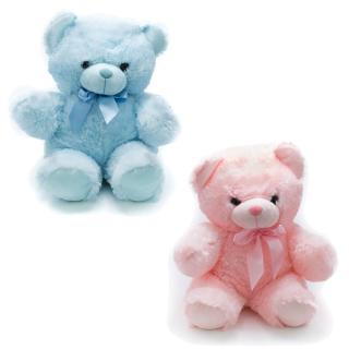 18\" Blue or Pink Bear