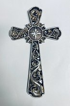 Silver Scroll Cross